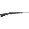 Ruger, 10/22 Carbine, Semi-Automatic Rifle, 22 LR, 18.5" Barrel, Clear Satin Finish, Stainless Steel