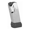 Springfield, Magazine, 9MM, 13 Rounds, Fits Hellcat, with Black Base, Stainless, Silver