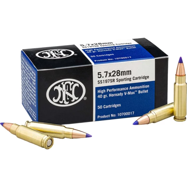 FN America, SS197SR, 5.7X28MM, 40 Grains, V-Max, 50 Round Box