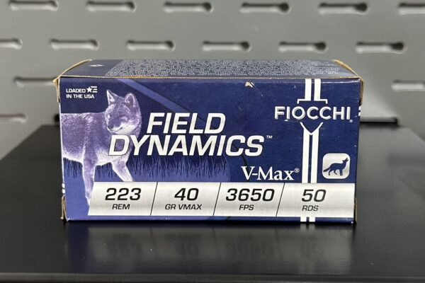 Fiocchi Ammunition, Rifle, 223 Remington, 40 Grain, V-Max, 50 Round Box