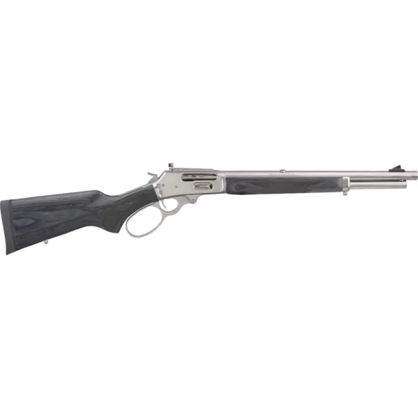 Marlin Firearms, 1895 Trapper, Large Loop, Lever Action Rifle, 45-70 Government, 16.5" Threaded Barrel, 11/16X24" Pattern