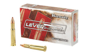 Hornady, LeverEvolution, 32 Winchester Special, 165 Grain, FlexTip, 20 Round Box