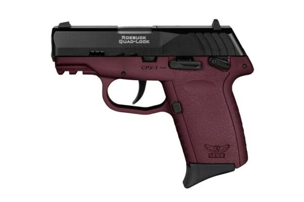 SCCY CPX-1 G3 9MM BK/CRIM SFTY 10+1 CRIMSON POLYMER FRAME
