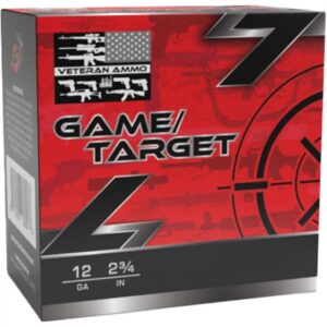 Veteran Ammo 12ga 2.75″ #6 Shot, 1 1/4 oz, 25 Rds