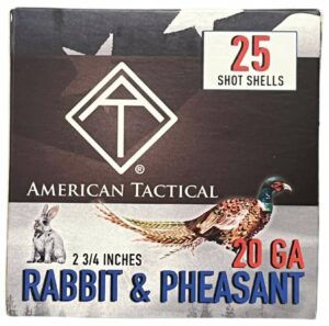 AMERICAN TACTICAL 20G GAME LOAD #4 1OZ 2.75" 25RD BX