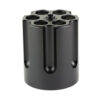 Caliber Gourmet, Revolver Cylinder Pen Holder, Aluminum, Silver
