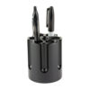 Caliber Gourmet, Revolver Cylinder Pen Holder, Aluminum, Silver - Image 2