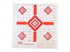 Champion Traps & Targets, Redfield Style Precision Sight-In Target, 16"x16", 100/Pack