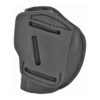 1791 Gunleather, 4 Way Holster, Belt Holster, Left Hand, Black, Mid-size Firearms, Leather