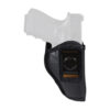 1791 Gunleather, EcoCarry, IWB, RH, Fits Compact Auto - Large, Leather Construction, Black