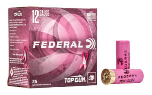 Federal, Top Gun, Pink Hulls, 12 Gauge 2.75", #8, 1 1/8 oz, 25 Round Box, 1,145 FPS