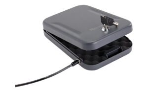 Hornady, Large Lock Box, Black Finish, With Lock, Key, & Cable