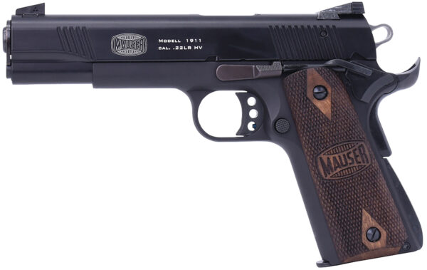 Mauser Rimfire 4110602 1911 22 LR 10+1 5" Black Steel Barrel
