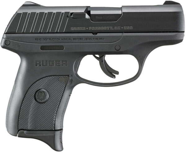 Ruger, EC9s, Striker Fired, Semi-automatic, Polymer Frame Pistol, Compact, 9MM, 3.1" Barrel
