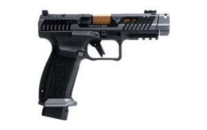 CANIK, TTI Combat, Striker Fired, Semi-automatic, Polymer Framed Pistol, Full Size, 9MM, 4.6" Fluted Barrel
