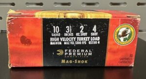 FEDERAL 10 GAUGE 3.5" 2 OZ  4 SHOT 1300FPS