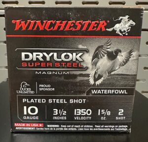 Winchester Ammo XSC102 Drylock Super Steel High Velocity 10 Gauge 3.5" 1 5/8 oz 2 Shot 25 Bx/ 10 Cs