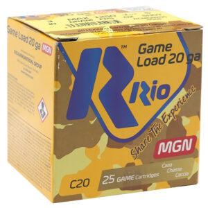Rio Ammunition Game Load 20 Gauge 3" 1 1/4oz 5Shot 25 Per Box/10 Case