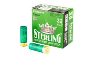 Sterling, Exclusive Series, 12 Gauge 2.75", #4, 1 1/8 oz, Shot Shell, 25 Round Box