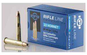 Prvi Partizan, Standard Rifle, 22 Hornet, 45 Grain, Soft Point, 50 Round Box