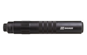 Savage Arms, AccuCan, AC338, Suppressor, 338 Lapua, Threaded 5/8X24, Direct Thread Mount, Aluminum/Titanium/Stainless Steel Construction, Anodized Finish, Black