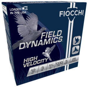 Fiocchi Field Dynamics High Velocity 12Gauge 3" 1 3/4oz 5Shot 25 Per Box/10 Case