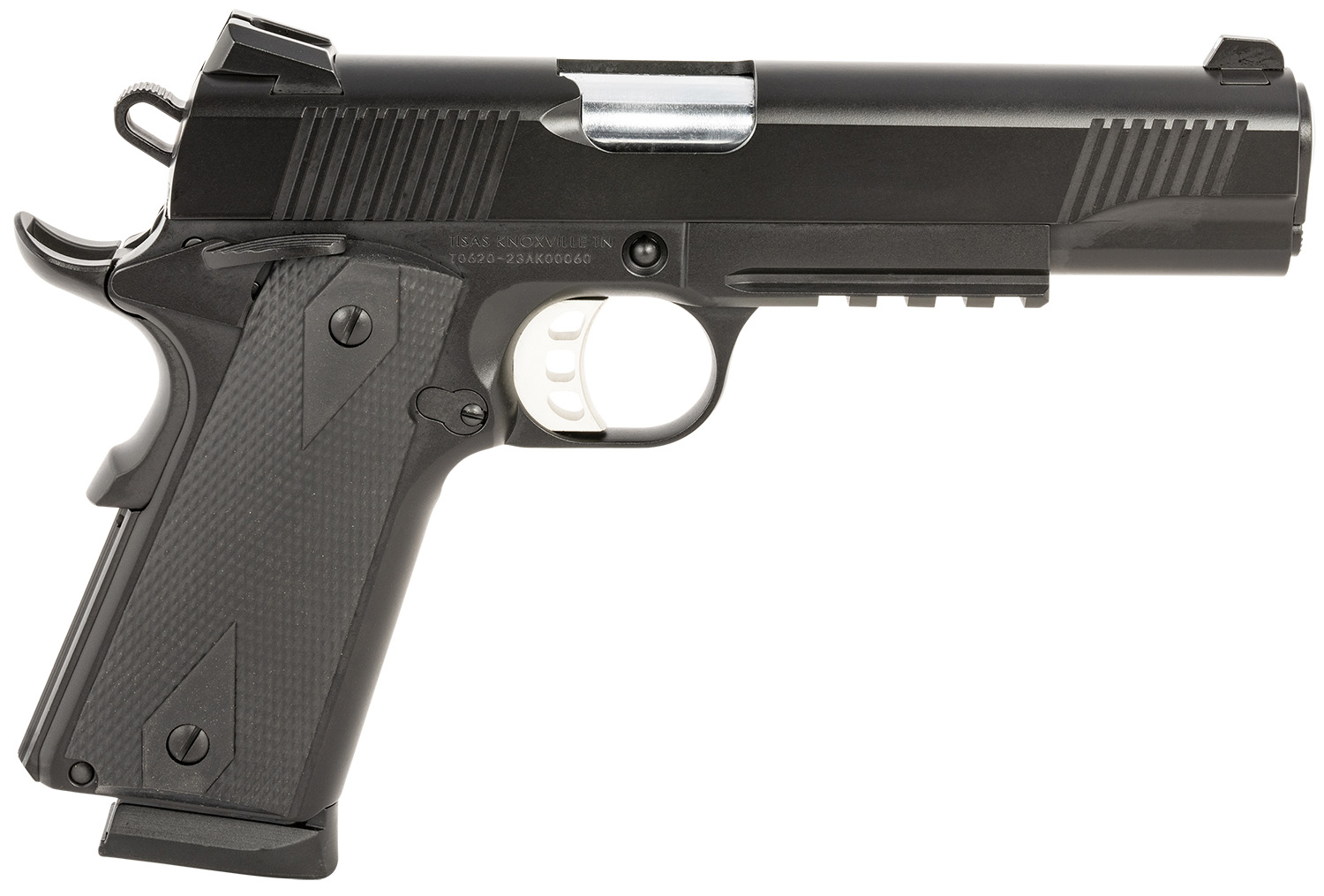 Tisas 1911 Duty 45 ACP 8+1 5" Black Steel Barrel