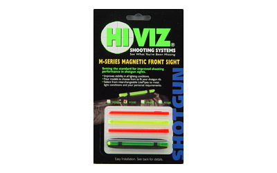 Hi-Viz, Magnetic Sight, Fits Narrow Shotgun Rib .219"-.312", 4 Color