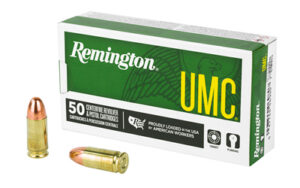 Remington, UMC, 9MM, 115 Grain, Full Metal Jacket, 50 Round Box