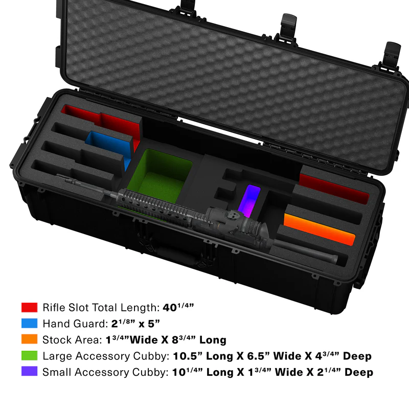 condition1 45" 4 Rifle Trunk #2191 -PRE-CUT FOAM - Image 3