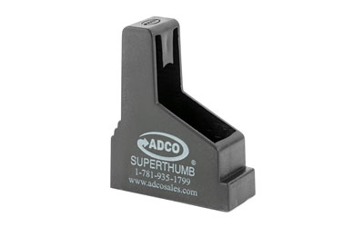 ADCO, Mag Loader, Fits Most 9MM-45ACP Single Stack Magazines, Fits 1911, S&W Shield, Sig 220/938, Springfield XDS, Black
