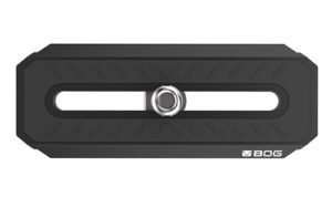 BOG, ARCA Swiss Optics Plate, Black, Aluminum Construction