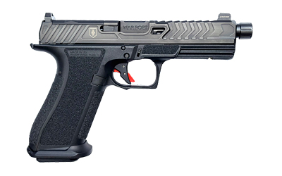 Shadow Systems, DR920 War Poet Edition, Semi-automatic, Polymer Frame Pistol, Compact, 9MM, 5" Spiral Threaded Barrel
