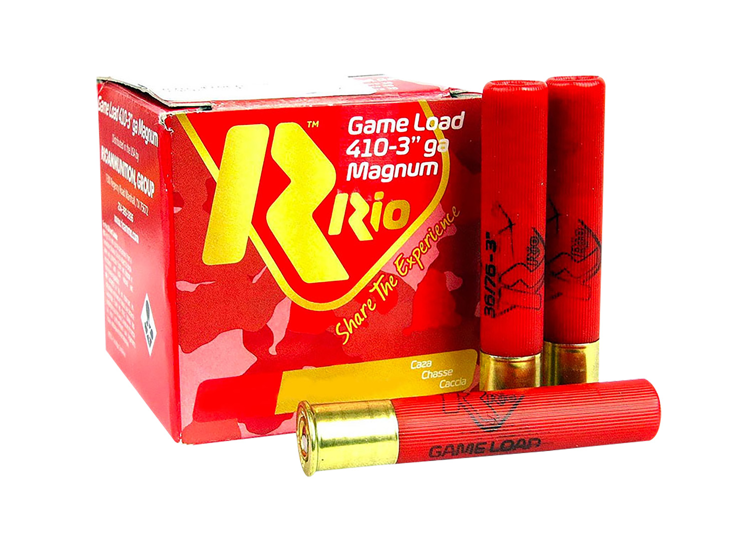 Rio Ammunition Game Load 410Gauge 3" 7.5Shot 25 Per Box/10 Case