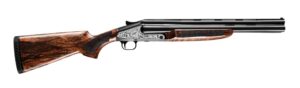 ATI 12 Gauge 3.50" 3 18" Black Three Barrel Vent Rib, Black Engraved Receiver, Fixed Wood Stock