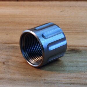 Hughes Precision 1/2″×28 RH STAINLESS Fluted Thread Protector [0.625″ OD, 0.500″ OAL] – SKU#9301