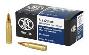 FN America, Self Defense, 5.7x28mm, 27 Grain, Lead Free, Hollow Point, 50 Round Box