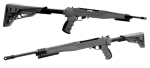 RUGER 10/22 22LR RIFLE ATI STRIKEFORCE GRAY SIDEFOLDING STOCK 18.5" 1-10RD MAG