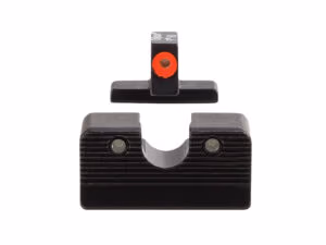 Trijicon HD XR Night Sight Set Green Tritium/Orange Outline Front, Green Tritium Rear, Black Frame, Fits FN 509