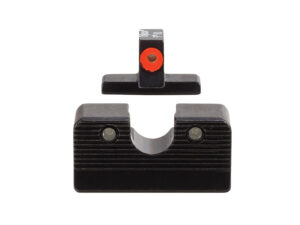 Trijicon HD XR Night Sight Set Green Tritium/Orange Outline Front, Green Tritium Rear, Black Frame, Fits FN 509