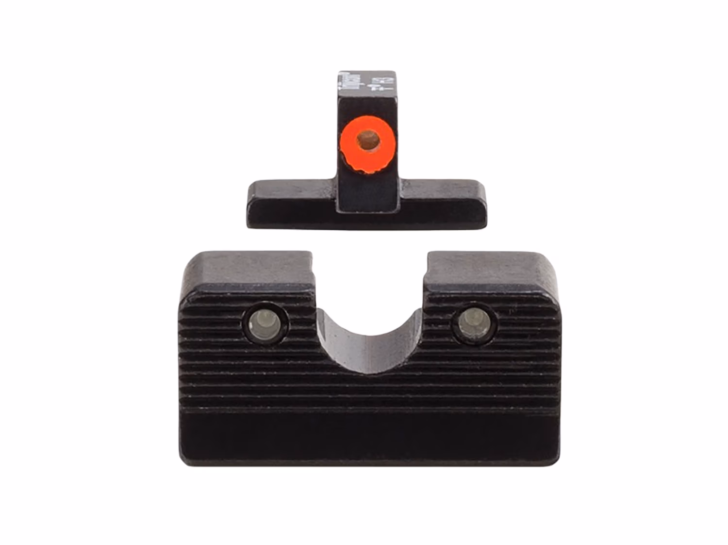 Trijicon HD XR Night Sight Set Green Tritium/Orange Outline Front, Green Tritium Rear, Black Frame, Fits FN 509
