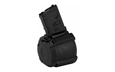 Magpul Industries, Magazine, PMAG D-60, 223 Remington/5.56 NATO, 60 Rounds, Fits AR-15/M4, Black