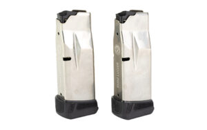 Ruger, Magazine, 9MM, 12 Rounds, Fits Ruger MAX-9, Steel, Silver 2-Pack