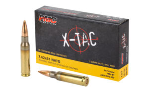 PMC Ammunition, XTAC, 762X51 NATO, 147 Grain, Full Metal Jacket, 20 Round Box