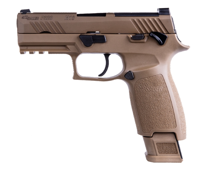 Sig Sauer, P320 M18, Striker Fired, Semi-automatic, Polymer Frame Pistol, 9MM, 3.9" Barrel
