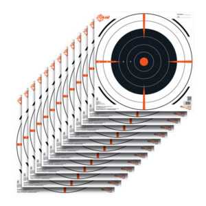 Allen Company, Bullseye Hanging Paper 12" x 12" Black/White 13 Per Pack