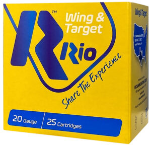 Rio Ammunition WT2075 Wing & Target 20 Gauge 2.75" 7/8oz 7.5 Shot 25 Per Box