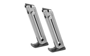 Ruger, Magazine, 22LR, 10 Rounds, Fits Ruger MK IV 22/45, 2 Pack, E-nickel Finish