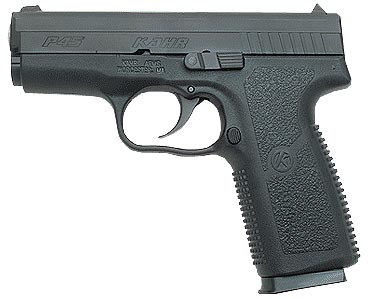 KAHR ARMS P45 45ACP BLACK SS/POLY 6+1 # W/TWO MAGS & CASE 3.54" BBL 45 ACP