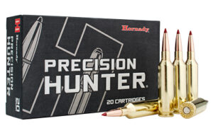 Hornady, Precision Hunter, 22 Creedmoor, 80 Grain, ELD-X Bullet, 20 Round Box